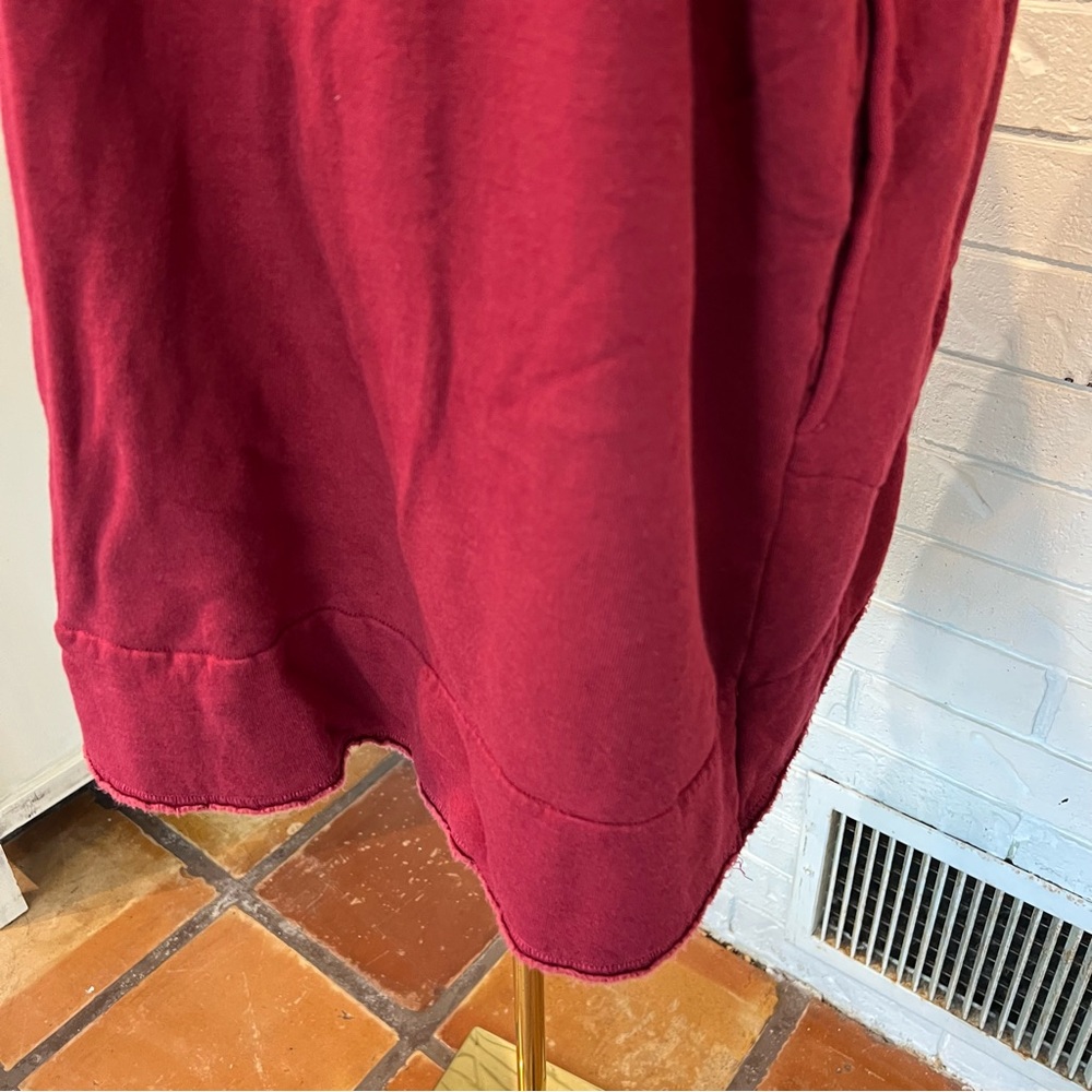 Bryn Walker Cocoon Waterfall Burgundy Red Oversized Cardigan L - Picture 10 of 13